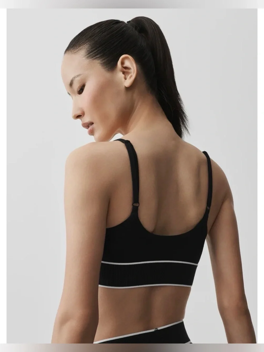 ALO Yoga Softsculpt Amp It Up Bra Black M